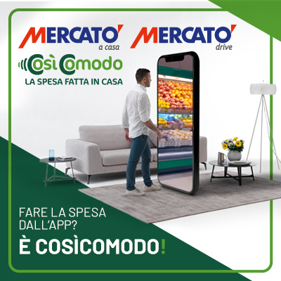 CosìComodo di Mercatò: fai la spesa online e ritirala presso i punti  vendita.